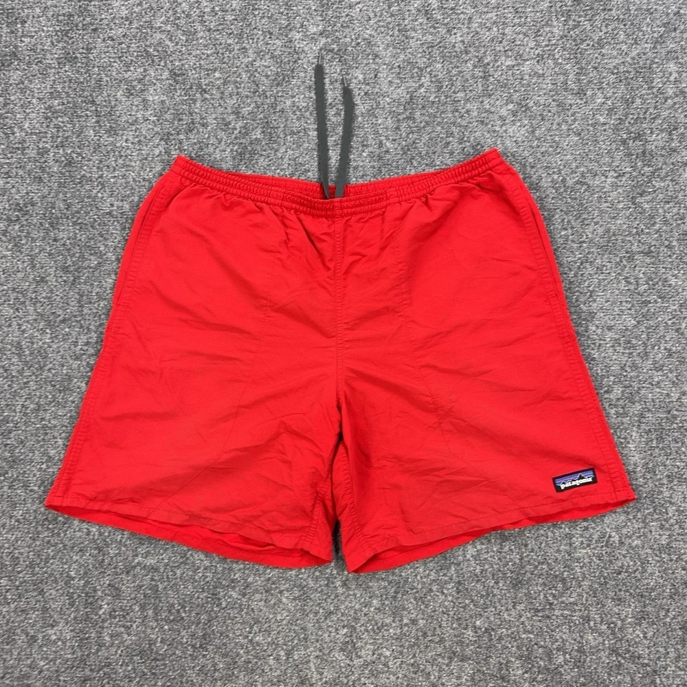 Patagonia Baggies Swim Trunks Mens Medium Red Mesh Lined Drawstring STY58034SP18